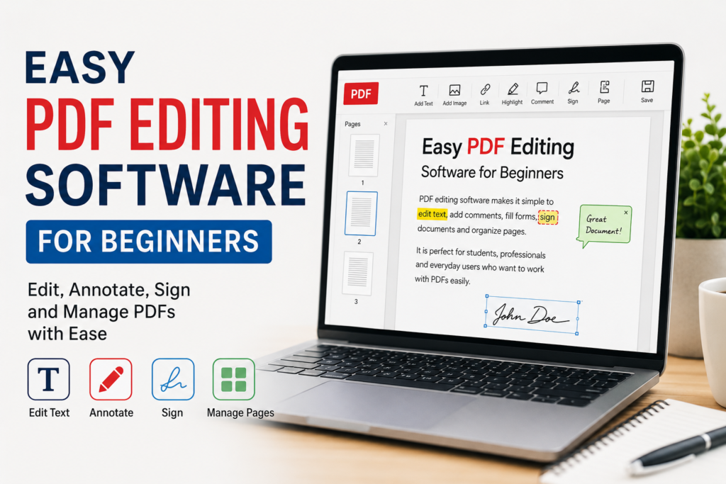 Easy PDF Editing Software for Beginners