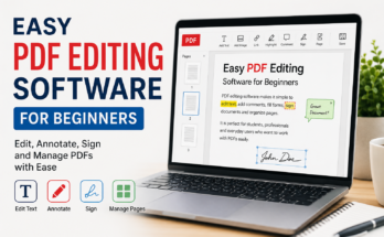 Easy PDF Editing Software for Beginners